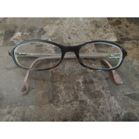 $342 EMPORIO ARMANI WOMENS BLACK EYEGLASSES FRAMES GLASSES OPTICAL LENS 3325 main image 6